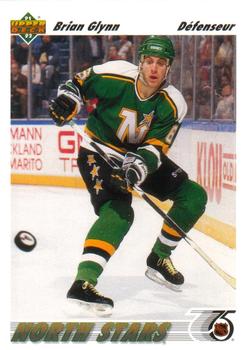 #158b Brian Glynn - Minnesota North Stars - 1991-92 Upper Deck French Hockey