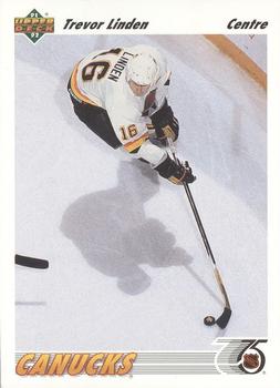 #174b Trevor Linden - Vancouver Canucks - 1991-92 Upper Deck French Hockey