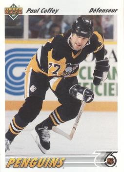#177b Paul Coffey - Pittsburgh Penguins - 1991-92 Upper Deck French Hockey