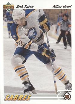 #179b Rick Vaive - Buffalo Sabres - 1991-92 Upper Deck French Hockey