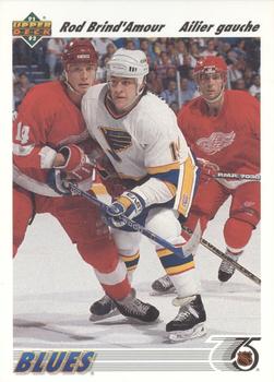 #189b Rod Brind'Amour - St. Louisues - 1991-92 Upper Deck French Hockey