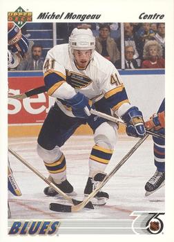 #213b Michel Mongeau - St. Louisues - 1991-92 Upper Deck French Hockey