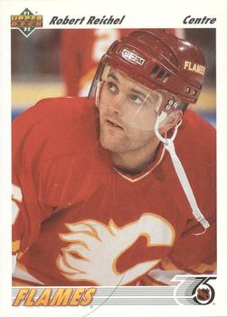 #223b Robert Reichel - Calgary Flames - 1991-92 Upper Deck French Hockey