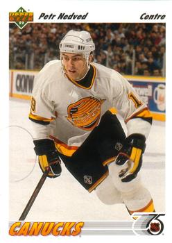 #227b Petr Nedved - Vancouver Canucks - 1991-92 Upper Deck French Hockey