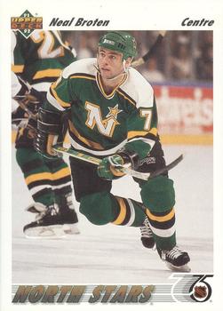 #232b Neal Broten - Minnesota North Stars - 1991-92 Upper Deck French Hockey