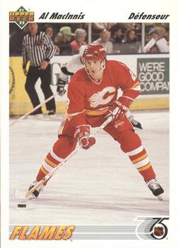 #243b Al MacInnis - Calgary Flames - 1991-92 Upper Deck French Hockey