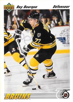 #255b Ray Bourque - Boston Bruins - 1991-92 Upper Deck French Hockey