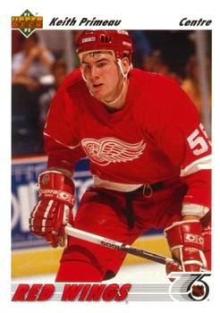 #258b Keith Primeau - Detroit Red Wings - 1991-92 Upper Deck French Hockey