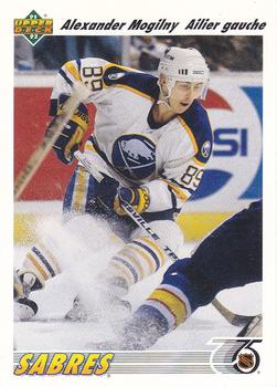 #267b Alexander Mogilny - Buffalo Sabres - 1991-92 Upper Deck French Hockey