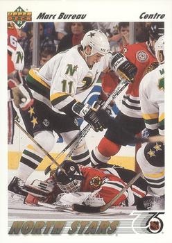 #274b Marc Bureau - Minnesota North Stars - 1991-92 Upper Deck French Hockey