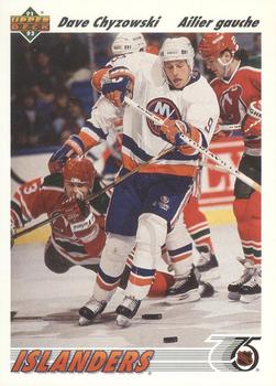 #281b Dave Chyzowski - New York Islanders - 1991-92 Upper Deck French Hockey