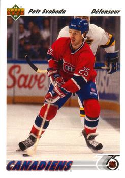 #285b Petr Svoboda - Montreal Canadiens - 1991-92 Upper Deck French Hockey