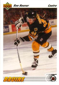 #287b Ron Hoover - Boston Bruins - 1991-92 Upper Deck French Hockey