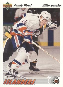 #289b Randy Wood - New York Islanders - 1991-92 Upper Deck French Hockey
