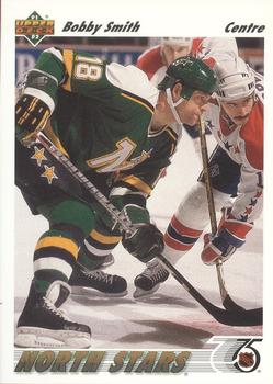 #293b Bobby Smith - Minnesota North Stars - 1991-92 Upper Deck French Hockey