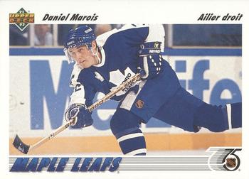 #331b Daniel Marois - Toronto Maple Leafs - 1991-92 Upper Deck French Hockey