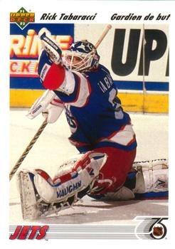 #339b Rick Tabaracci - Winnipeg Jets - 1991-92 Upper Deck French Hockey