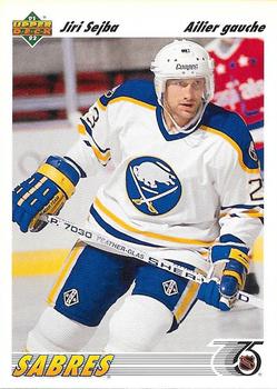 #362b Jiri Sejba - Buffalo Sabres - 1991-92 Upper Deck French Hockey