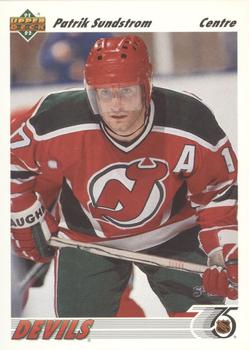 #369b Patrik Sundstrom - New Jersey Devils - 1991-92 Upper Deck French Hockey