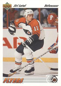 #404b Jiri Latal - Philadelphia Flyers - 1991-92 Upper Deck French Hockey