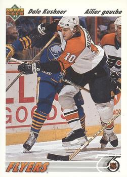 #429b Dale Kushner - Philadelphia Flyers - 1991-92 Upper Deck French Hockey