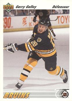 #439b Garry Galley - Boston Bruins - 1991-92 Upper Deck French Hockey