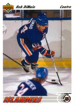 #481b Rob DiMaio - New York Islanders - 1991-92 Upper Deck French Hockey