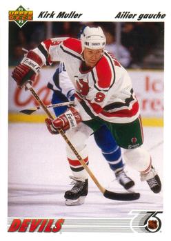#149a Kirk Muller - New Jersey Devils - 1991-92 Upper Deck French Hockey