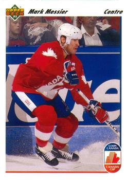 #14a Mark Messier - Canada - 1991-92 Upper Deck French Hockey