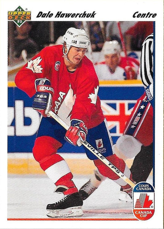 #12a Dale Hawerchuk - Canada - 1991-92 Upper Deck French Hockey