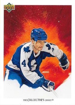 #96a Dave Ellett - Toronto Maple Leafs - 1991-92 Upper Deck French Hockey