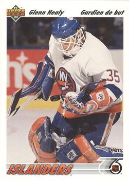 #224a Glenn Healy - New York Islanders - 1991-92 Upper Deck French Hockey