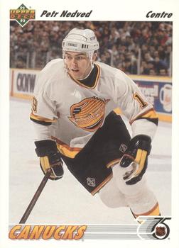#227a Petr Nedved - Vancouver Canucks - 1991-92 Upper Deck French Hockey