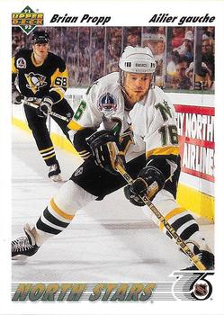 #260a Brian Propp - Minnesota North Stars - 1991-92 Upper Deck French Hockey