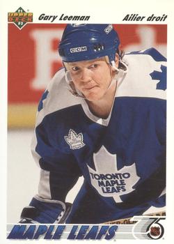#272a Gary Leeman - Toronto Maple Leafs - 1991-92 Upper Deck French Hockey
