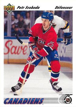 #285a Petr Svoboda - Montreal Canadiens - 1991-92 Upper Deck French Hockey