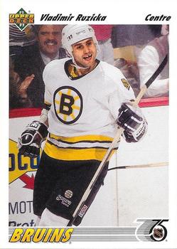#288a Vladimir Ruzicka - Boston Bruins - 1991-92 Upper Deck French Hockey