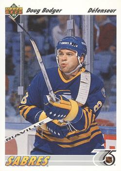 #477a Doug Bodger - Buffalo Sabres - 1991-92 Upper Deck French Hockey