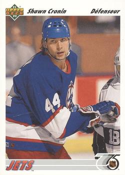 #478a Shawn Cronin - Winnipeg Jets - 1991-92 Upper Deck French Hockey