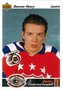 #630 Theoren Fleury - Calgary Flames - 1991-92 Upper Deck French Hockey