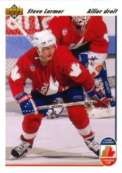 #15a Steve Larmer - Canada - 1991-92 Upper Deck French Hockey