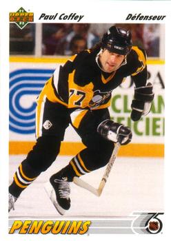 #177a Paul Coffey - Pittsburgh Penguins - 1991-92 Upper Deck French Hockey