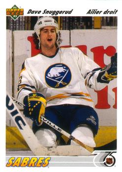 #194a Dave Snuggerud - Buffalo Sabres - 1991-92 Upper Deck French Hockey