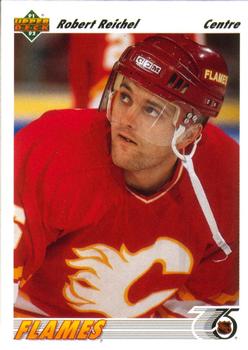 #223a Robert Reichel - Calgary Flames - 1991-92 Upper Deck French Hockey