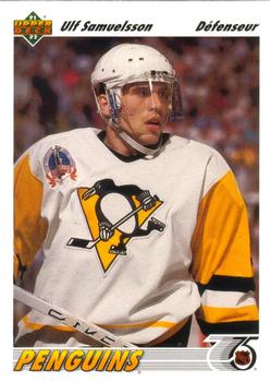 #230a Ulf Samuelsson - Pittsburgh Penguins - 1991-92 Upper Deck French Hockey