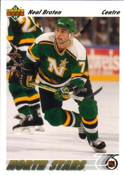 #232a Neal Broten - Minnesota North Stars - 1991-92 Upper Deck French Hockey