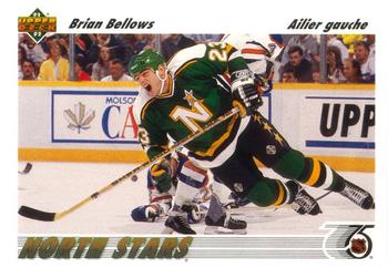 #236a Brian Bellows - Minnesota North Stars - 1991-92 Upper Deck French Hockey