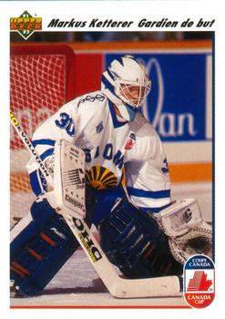 #23a Markus Ketterer - Finland - 1991-92 Upper Deck French Hockey