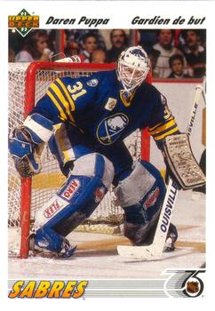 #248a Daren Puppa - Buffalo Sabres - 1991-92 Upper Deck French Hockey