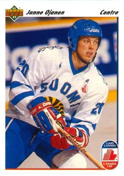 #25a Janne Ojanen - Finland - 1991-92 Upper Deck French Hockey